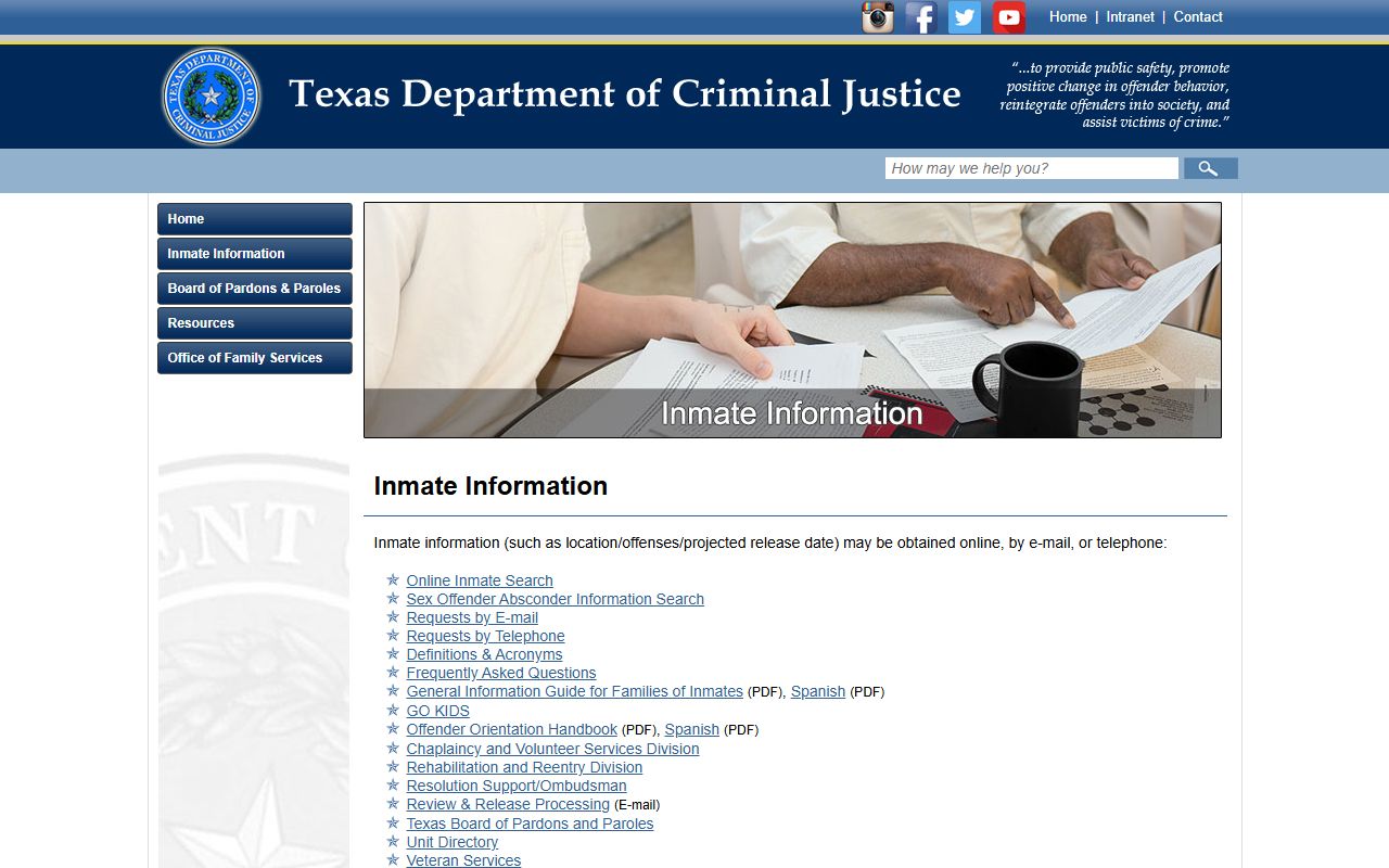 TDCJ offender search for Travis County criminal databases