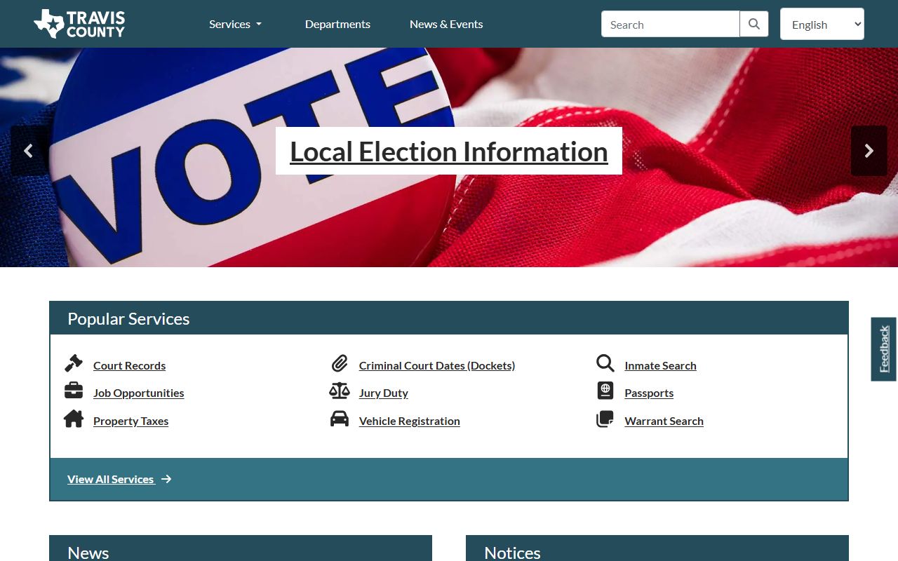 Travis County inmate data service behind the jail roster